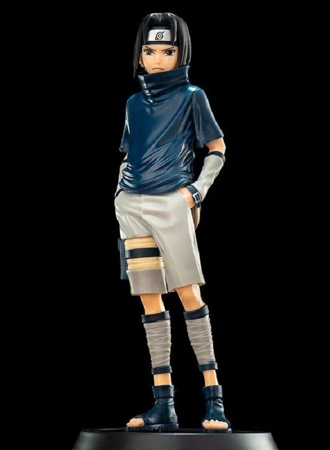 Naruto Childhood Uchiha Sasuke Handmade Figurine Model Decoration - Image 3